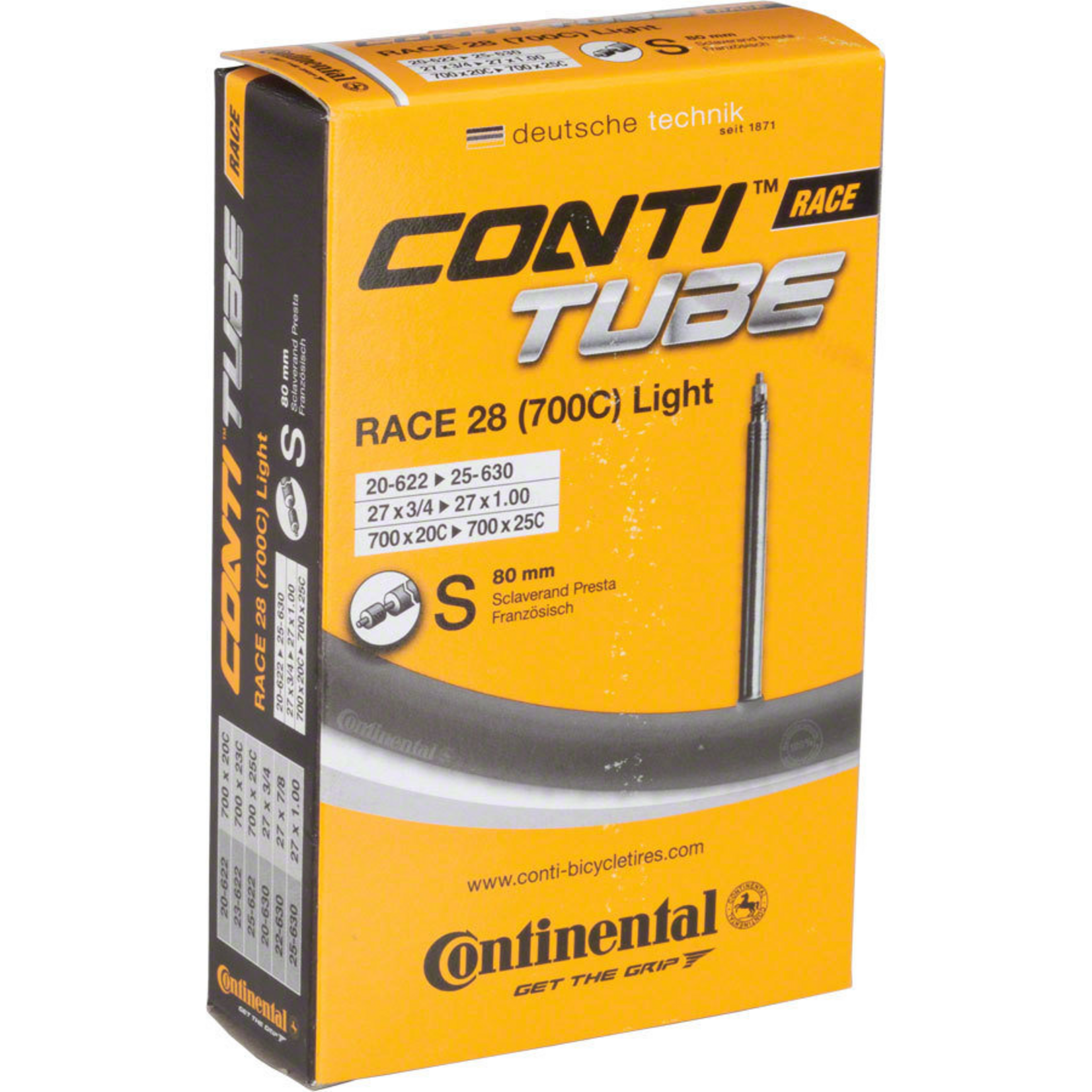 Continental TUBE 700 x 20-25, 60mm PV Light