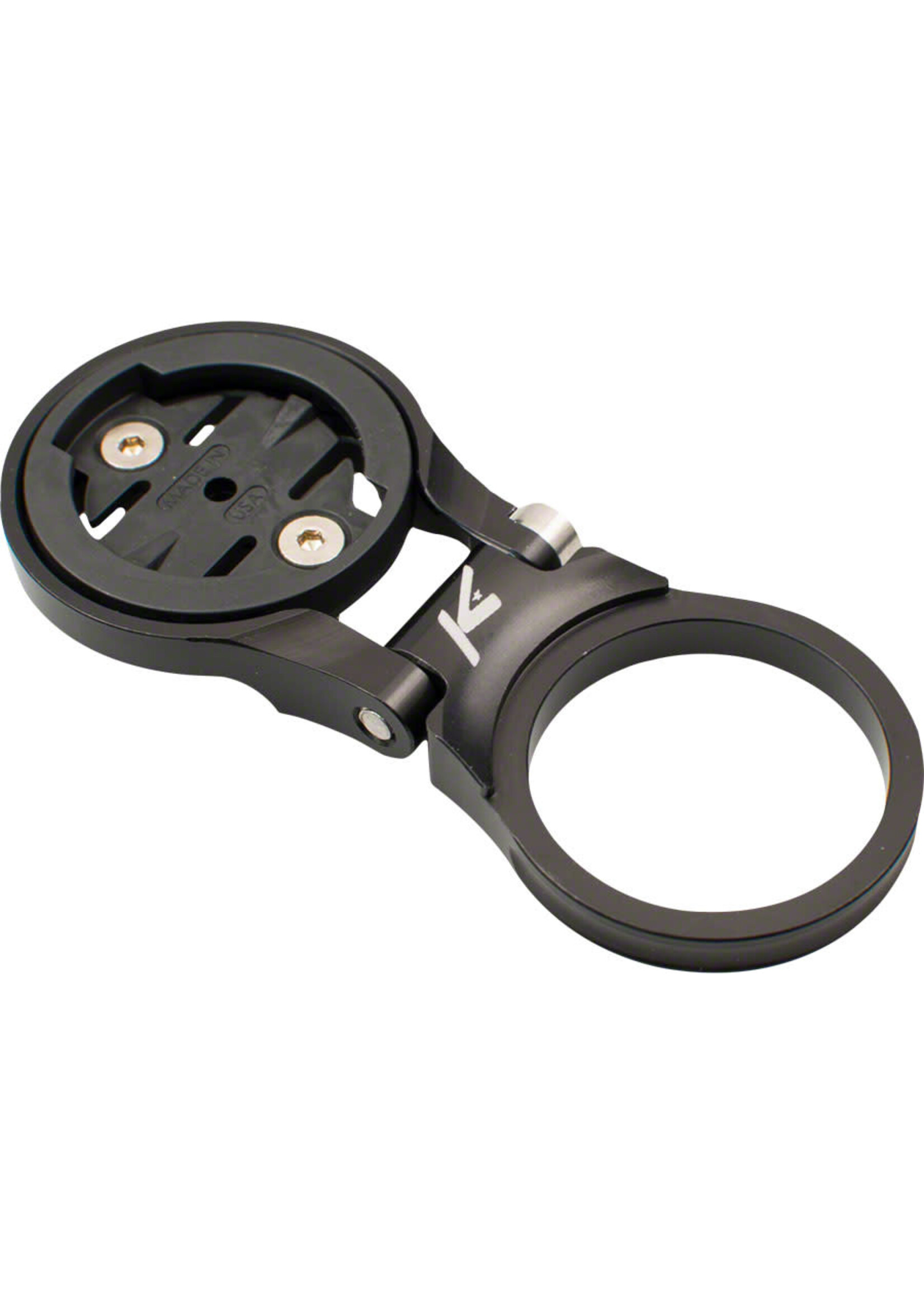 K-Edge K-EDGE Adjustable Stem Mount for Garmin Quarter Turn Type Computers, Black