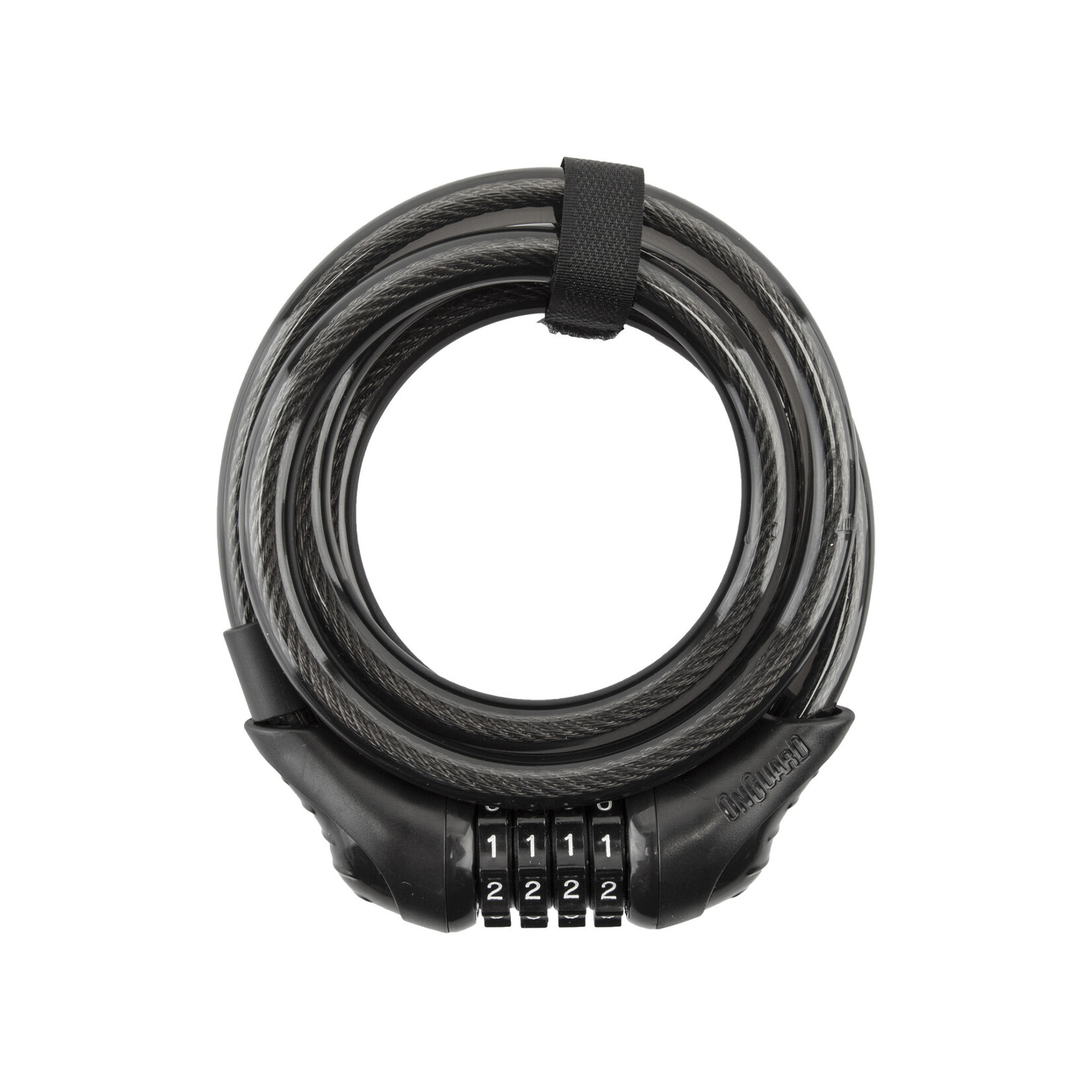 ONGUARD LOCK OG CBL 8159 NEON COMBO COIL 6fx12mm w/BRKT BK