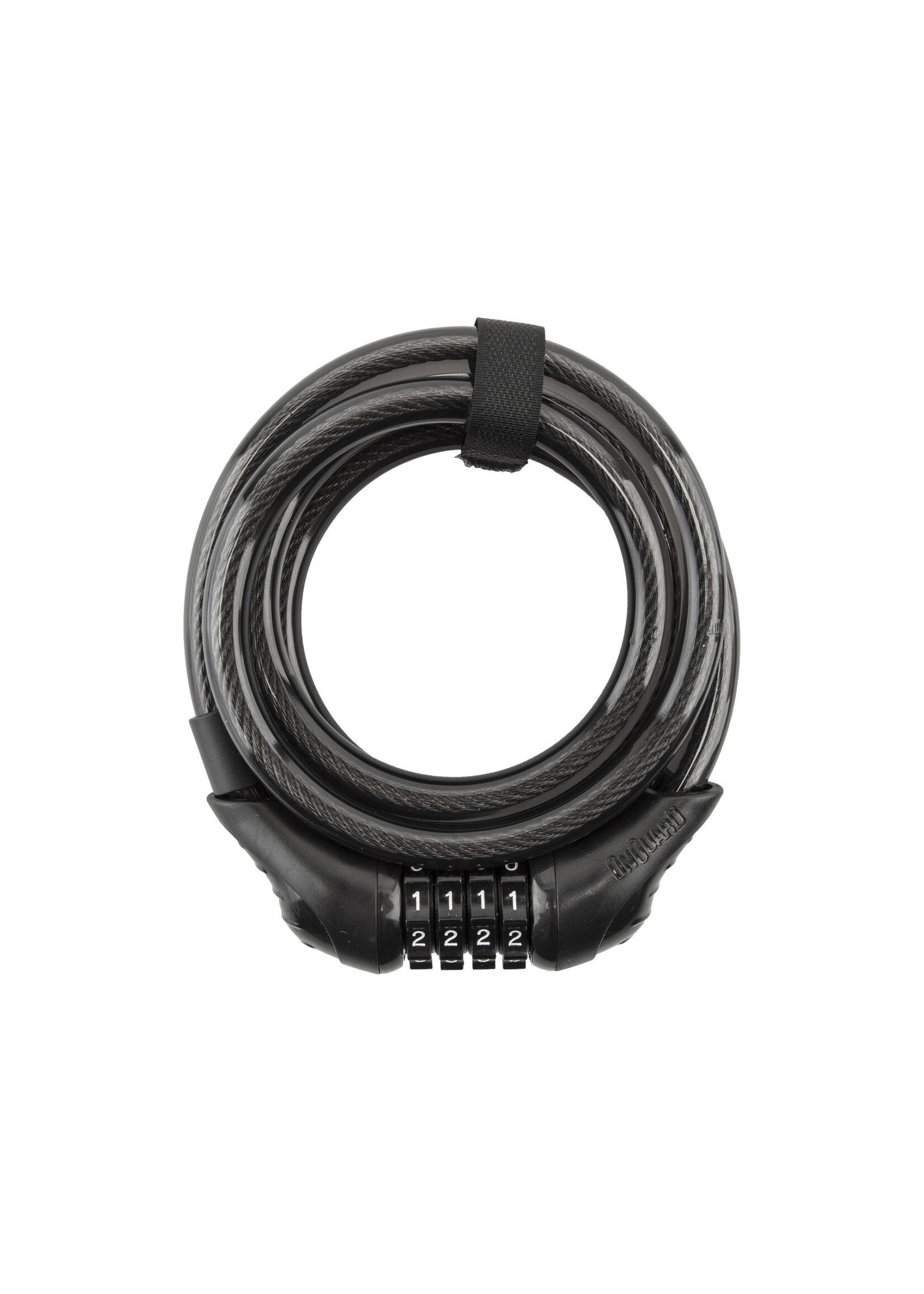 ONGUARD LOCK OG CBL 8159 NEON COMBO COIL 6fx12mm w/BRKT BK