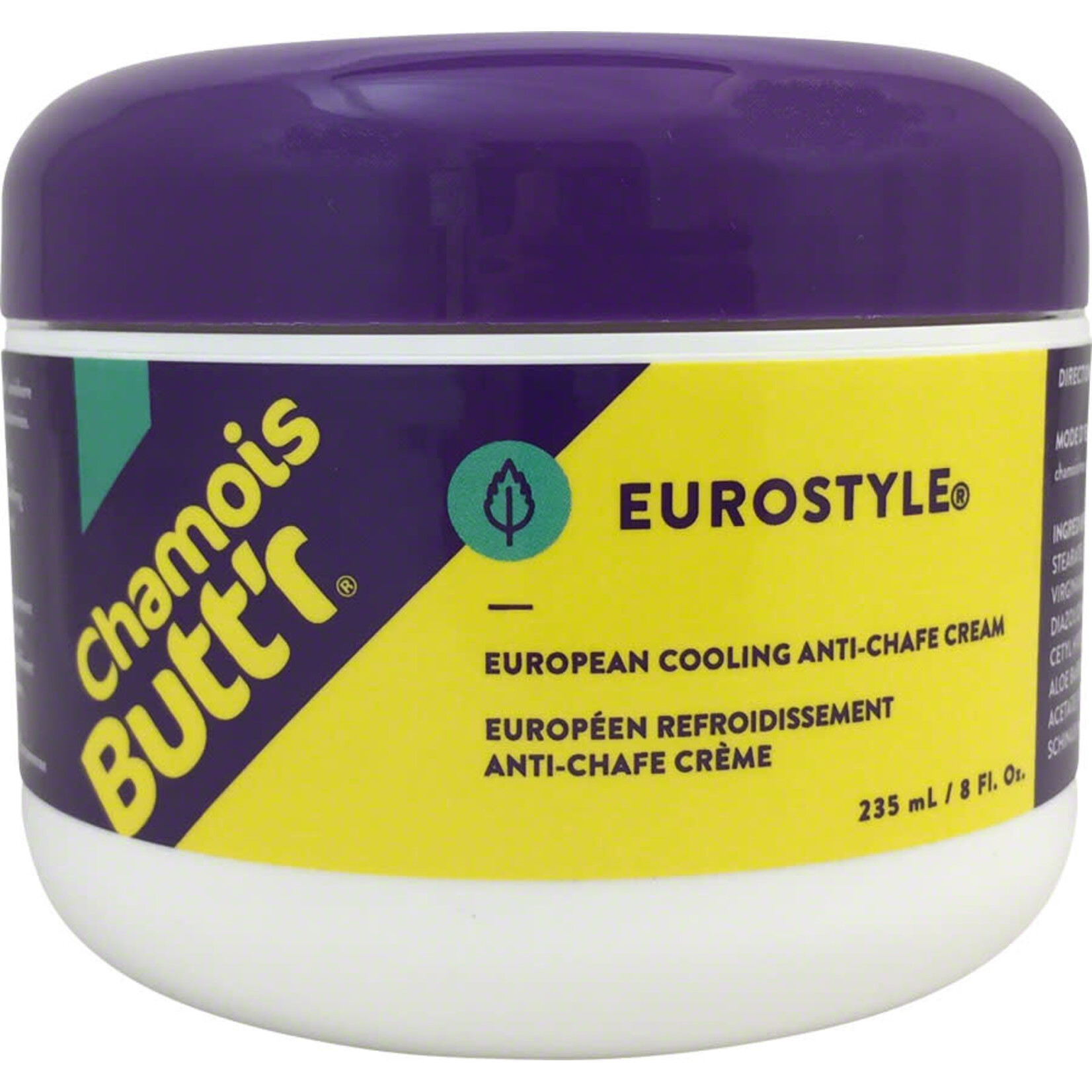 Chamois Butt'r Chamois Butt'r Eurostyle: 8oz Jar, Each
