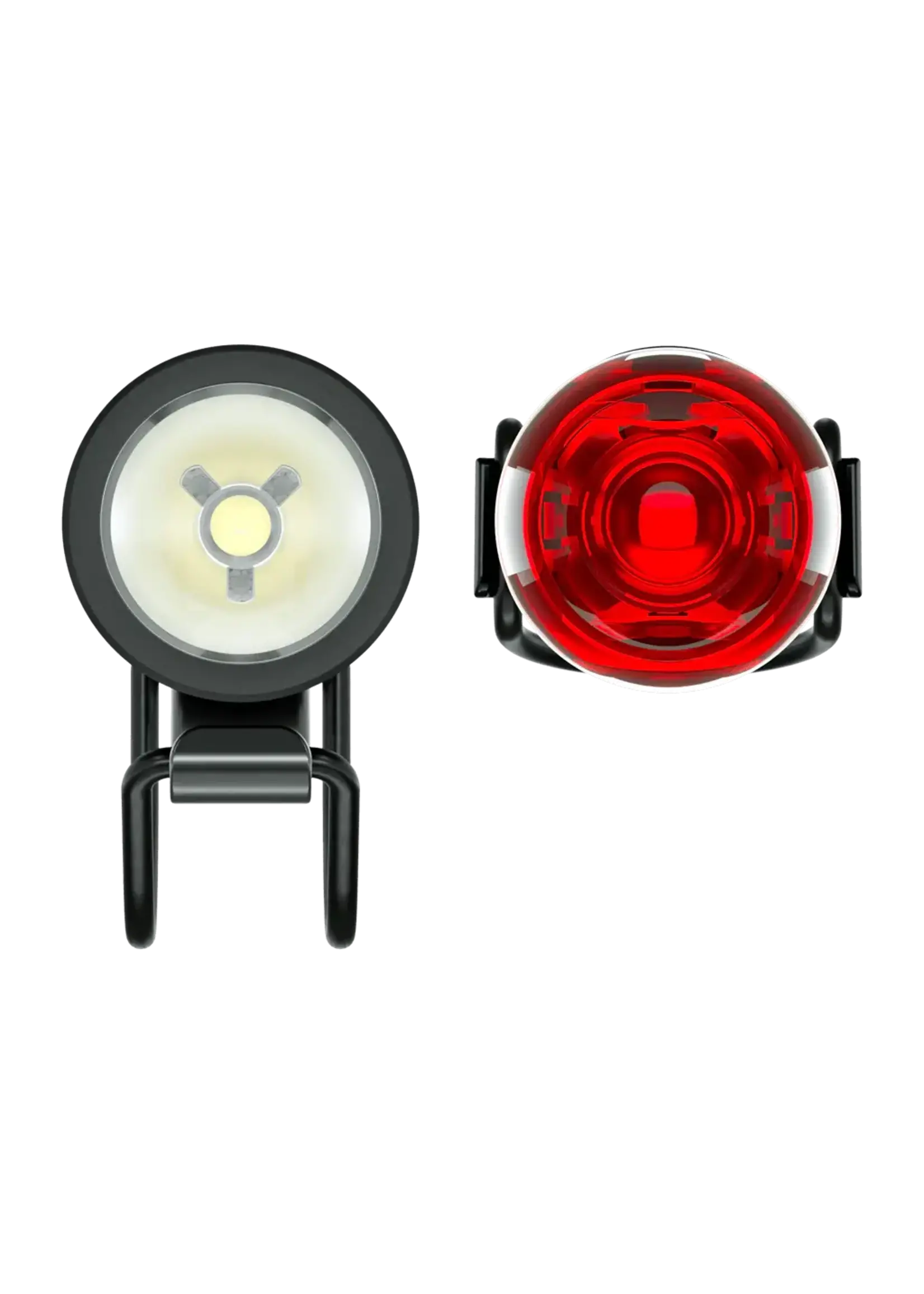Knog KNOG PLUG LIGHTS TWIN PK, FRONT 250 LM & REAR10 LM BLK