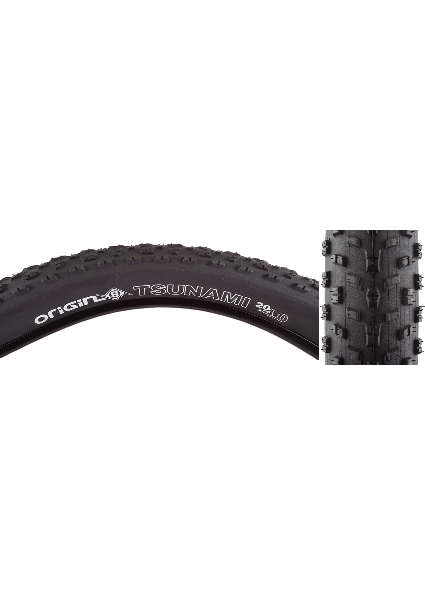 ORIGIN8 TIRES OR8 TSUNAMI 20x4.0 WIRE BK/BK