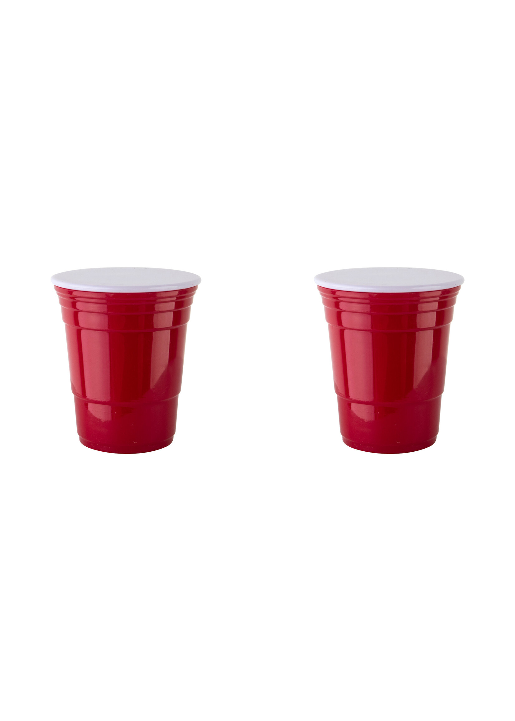 RED CUP LIVING VALVE CAPS RED CUP -PAIR