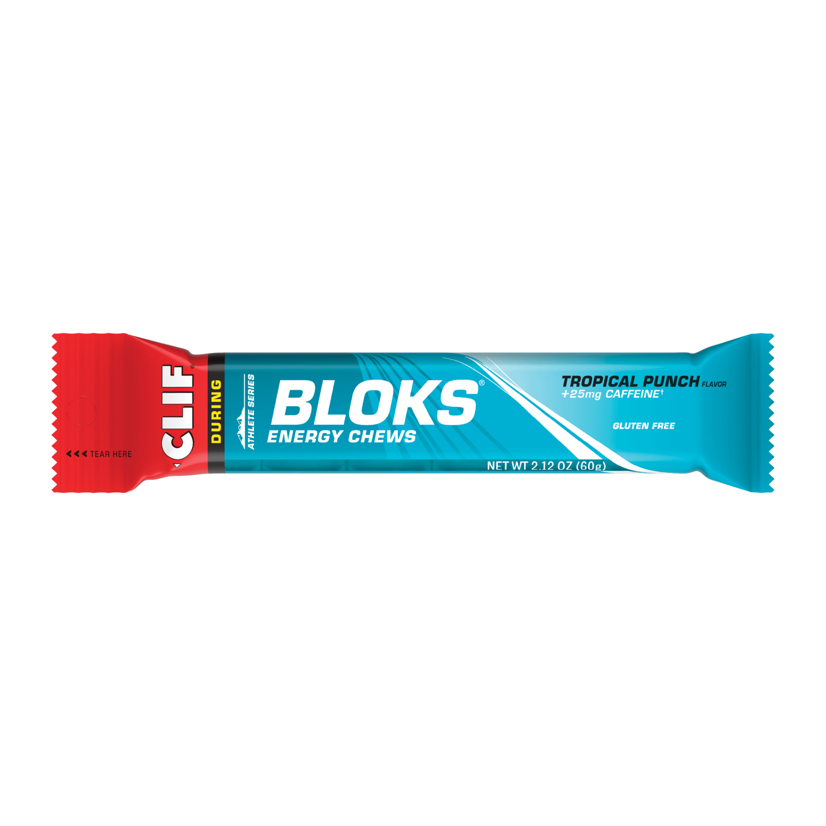 Clif Bar CLIF BLOKS TROP PUNCH w/CAFENE SINGLE -SNGL