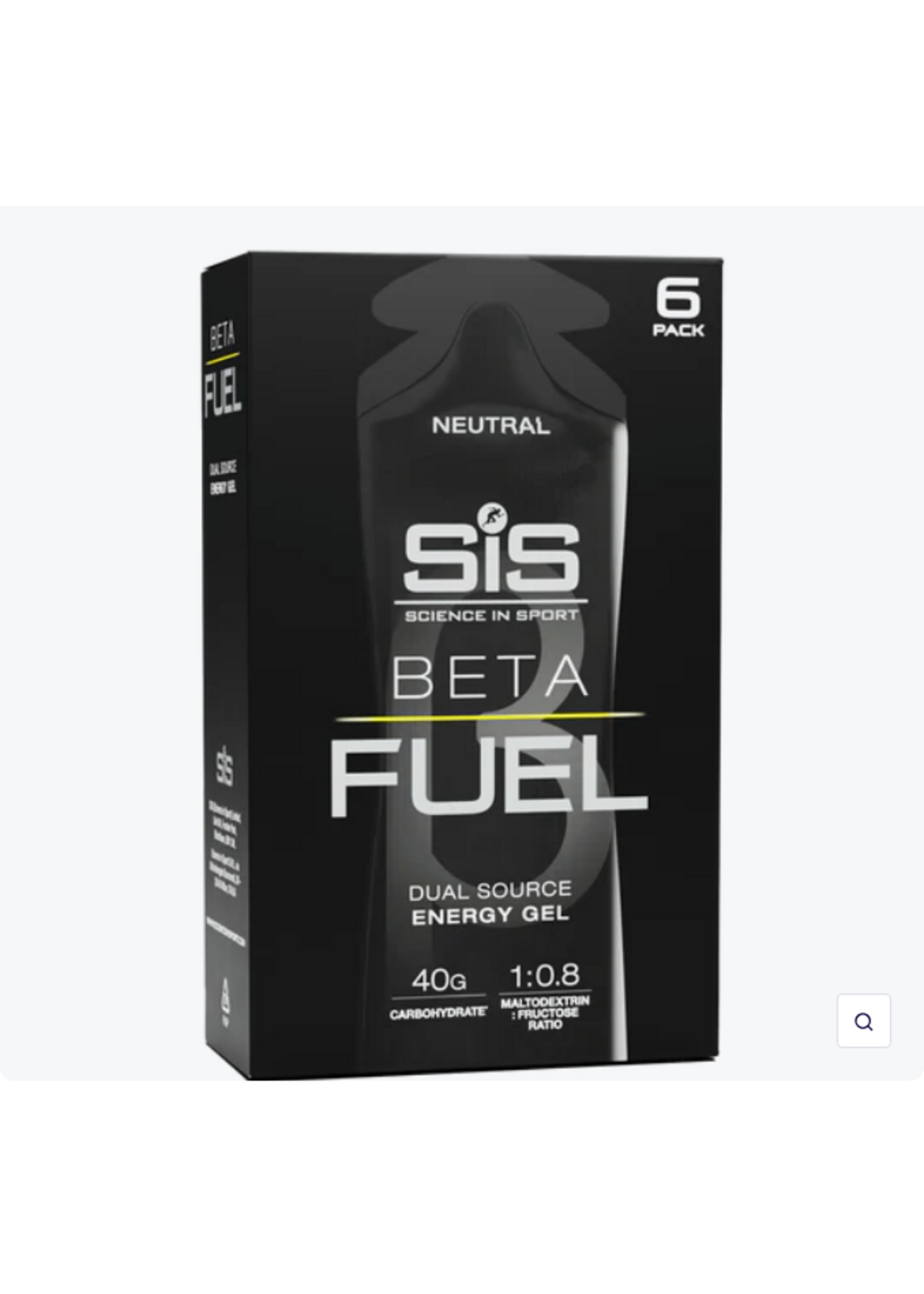 SIS Science in Sport Nutrition SiS BETA FUEL GEL-1 SERV 40g,-NEUTRAL SNGL PK