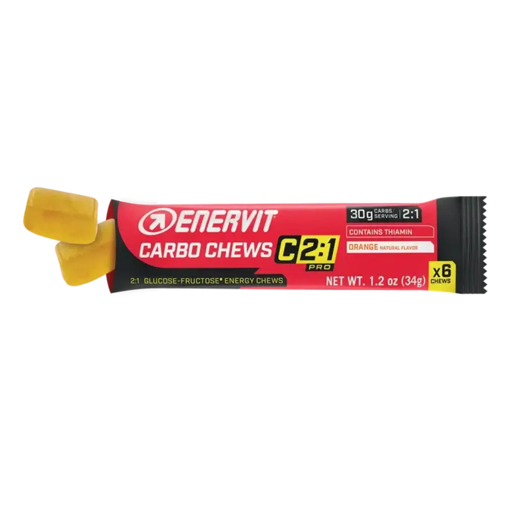 ENERVIT Enervit C2:1PRO Carbo Chews, Orange, 1x34g,