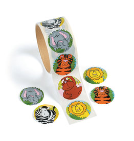 STICKERS ROLL: ZOO ANIMALS