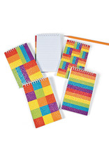 NOTEPADS - RAINBOW GLITTER SPIR