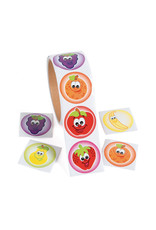 STICKERS ROLL: FRUIT 100/ROLL