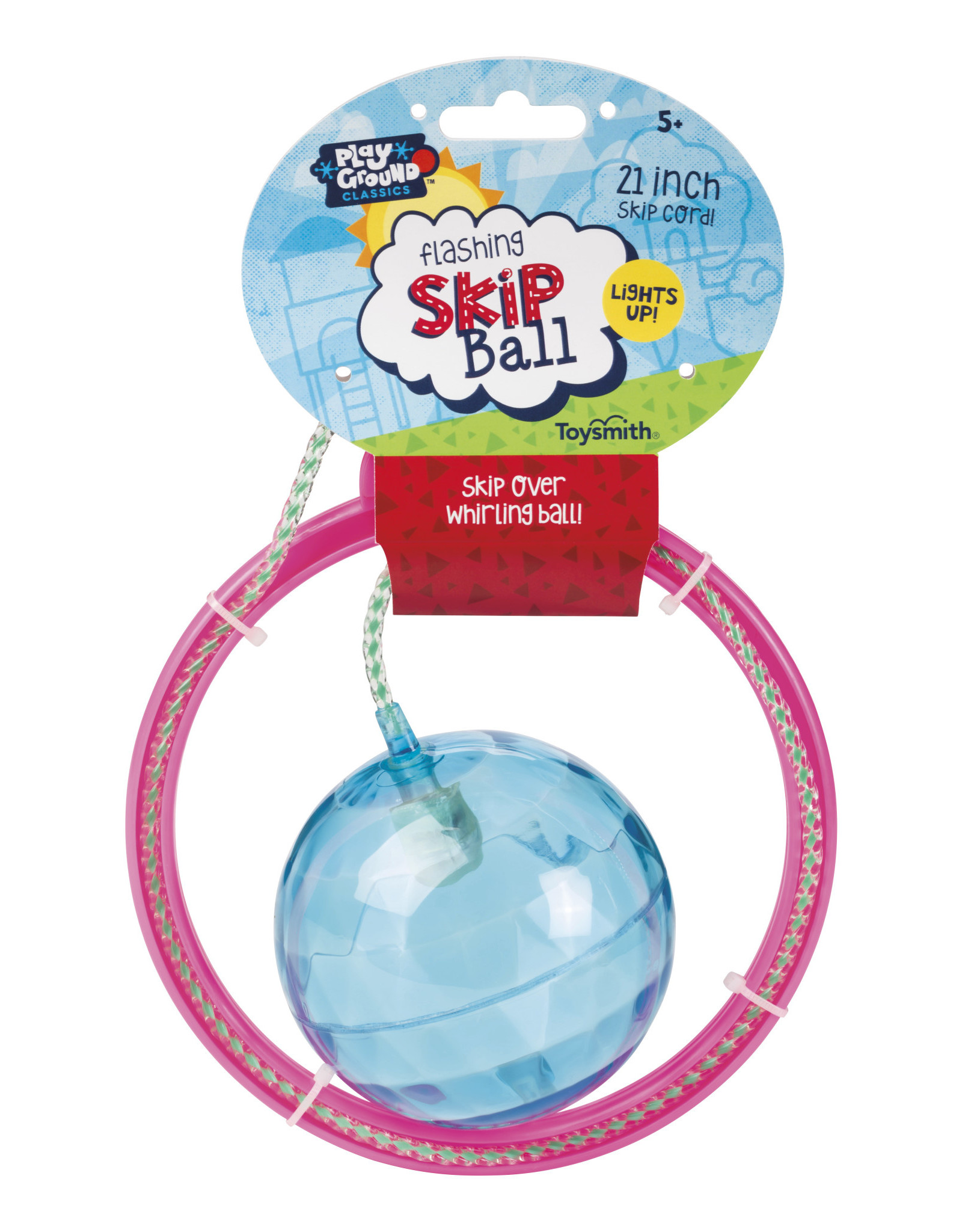 FLASHING SKIP BALL -  22"