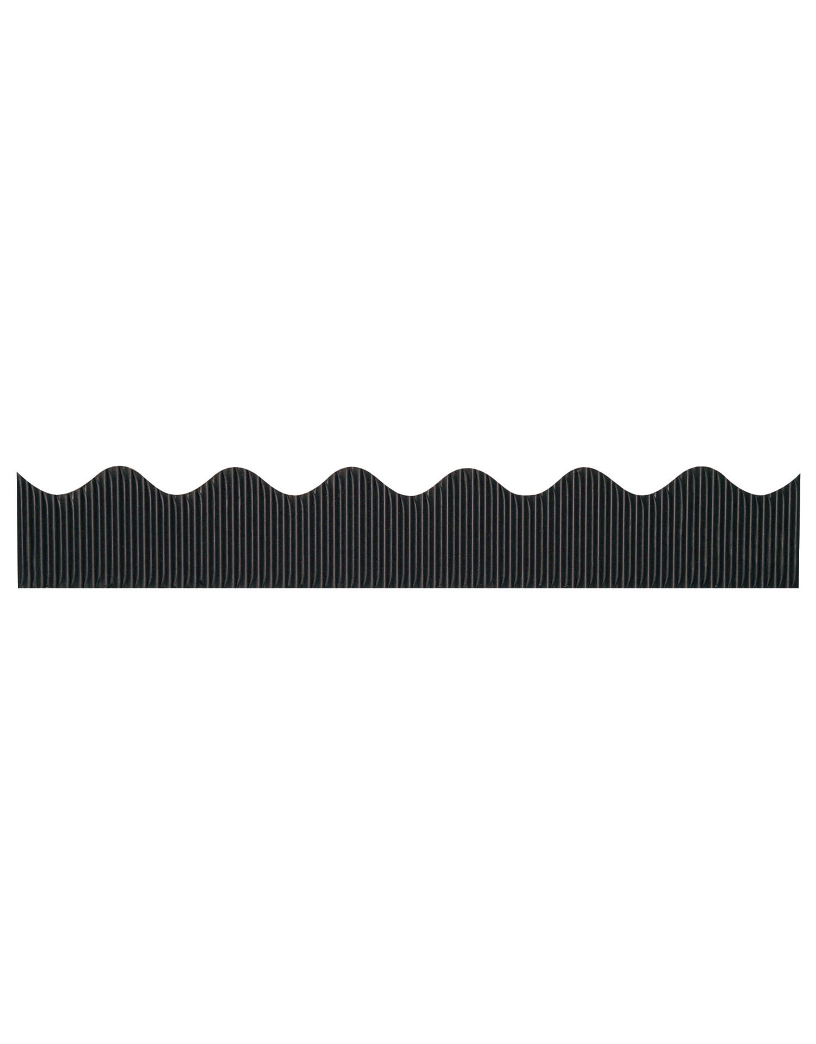 BORDETTE  CORRUGATED : BLACK -  2¼"x50'