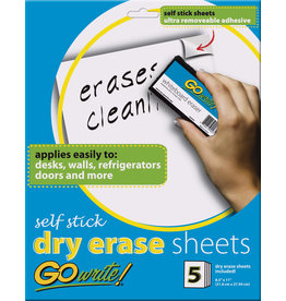 DRY ERASE Adhesive Sheet 8.5x11