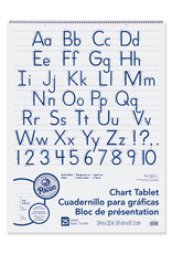 CHART TABLET - 1½" RULED 24x32 - 25 Sheets