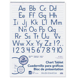 CHART TABLET - 1½" RULED 24x32 - 25 Sheets