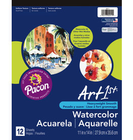 WATERCOLOR PAPER: 11"x14" 12 sheets