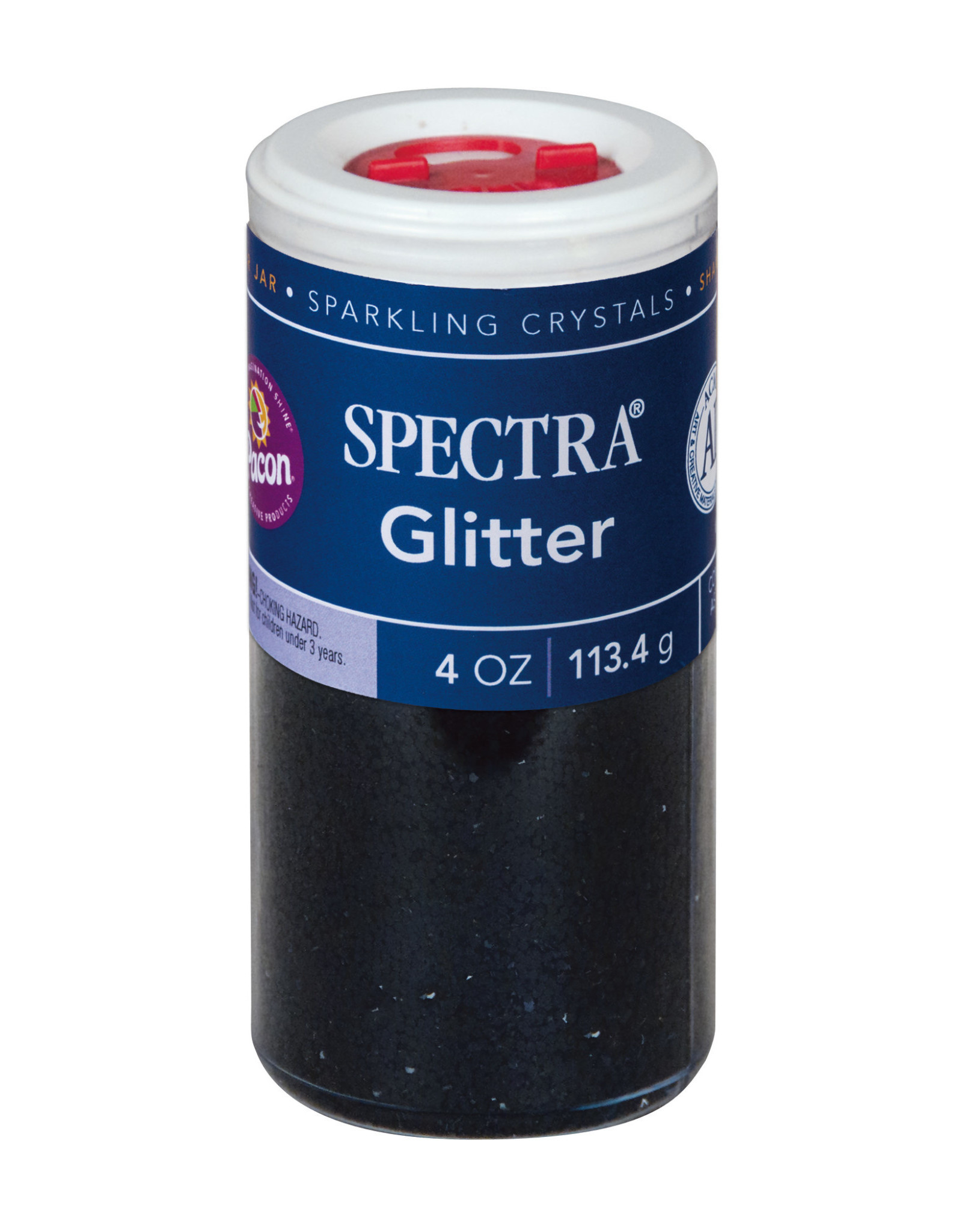 GLITTER 4oz BLACK