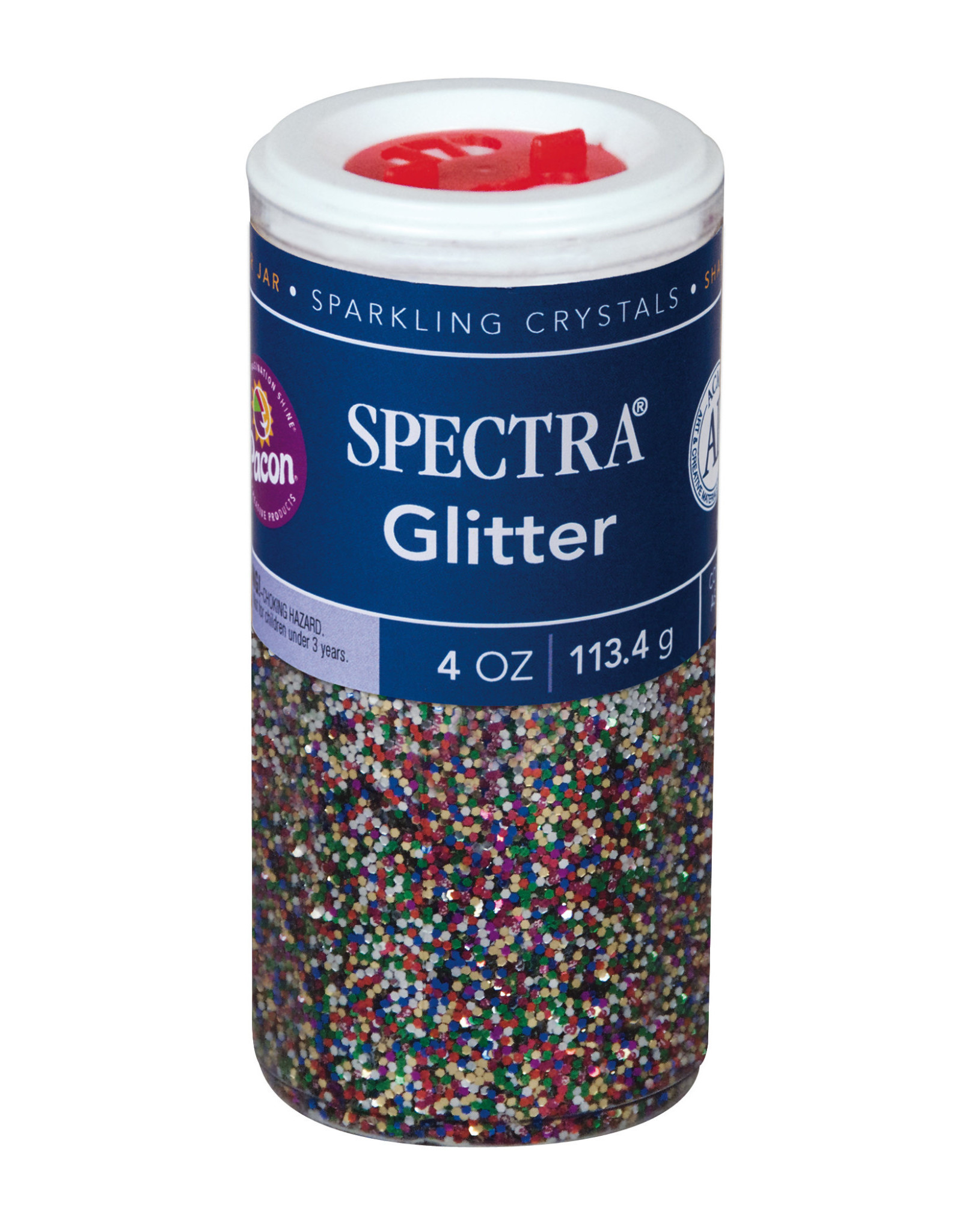 GLITTER 4oz MULTI COLORFUL