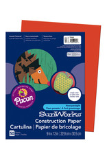 HEAVYWEIGHT CONSTRUCTION PAPER : ORANGE - 9x12 - 50 PC