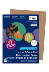 HEAVYWEIGHT CONSTRUCTION PAPER: LIGHT BROWN - 9x12 - 50PC