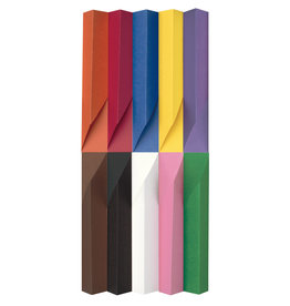 HEAVYWEIGHT CONSTRUCTION PAPER : ASSORTED - 12x18 - 50 PC