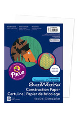 HEAVYWEIGHT CONSTRUCTION PAPER : BRIGHT WHITE - 9x12 - 50 PC