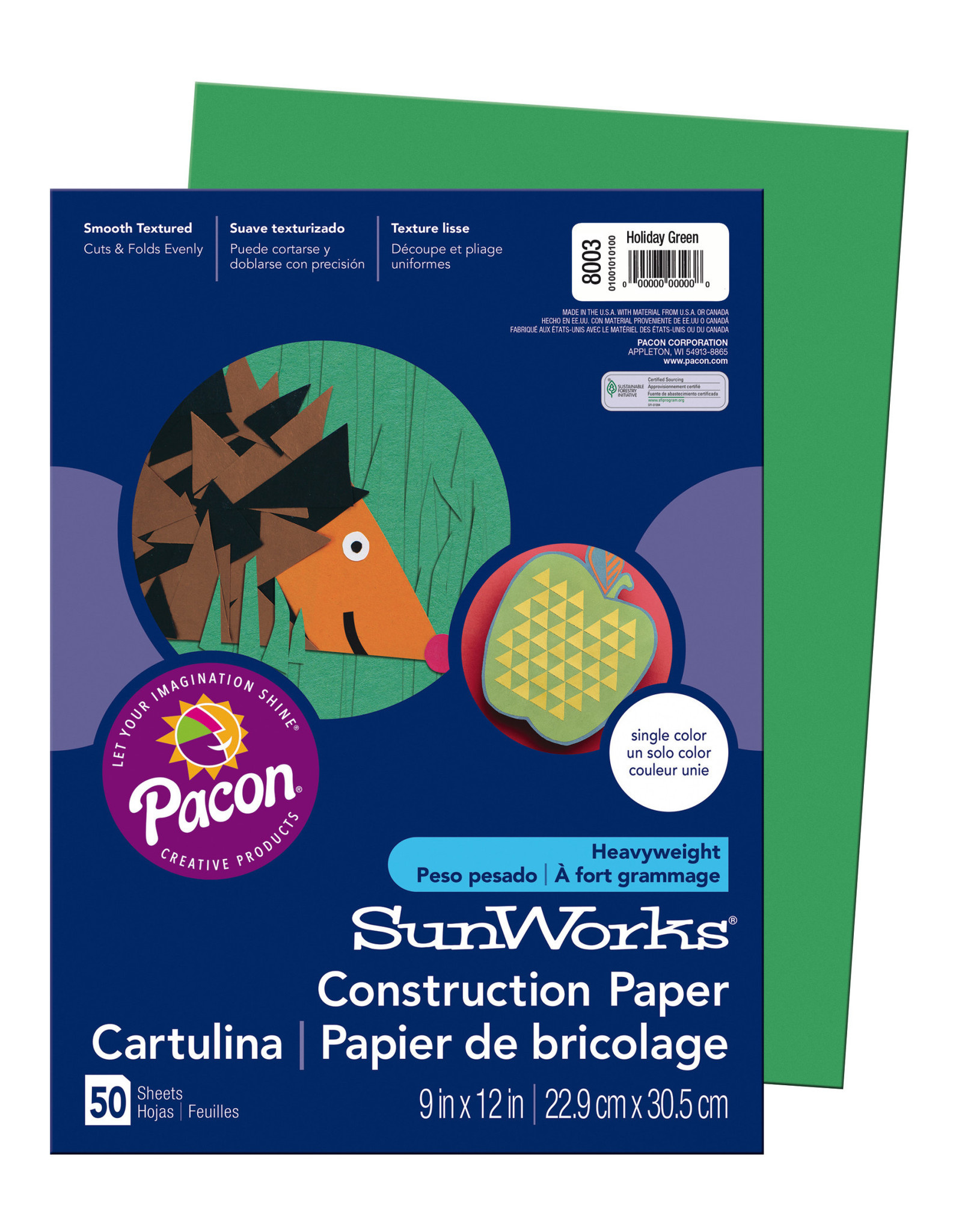 HEAVYWEIGHT CONSTRUCTION PAPER : GRAY - 9x12 - 50 PC