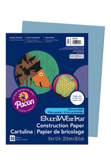 HEAVYWEIGHT CONSTRUCTION PAPER : SKY BLUE - 9x12 - 50 PC