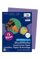 HEAVYWEIGHT CONSTRUCTION PAPER : PURPLE - 9x12 - 50 PC