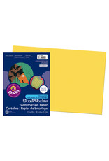 HEAVYWEIGHT CONSTRUCTION PAPER : YELLOW - 12x18 - 50 PC