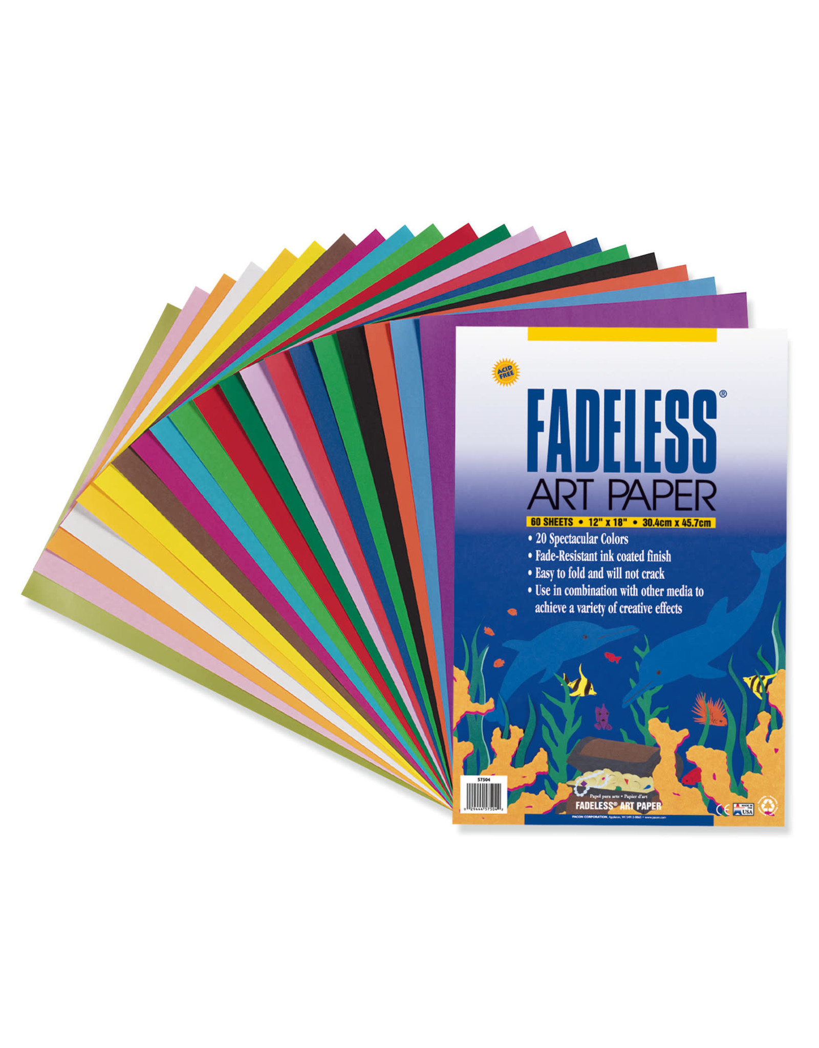 FADELESS SHEETS: 12x18  60 ASS