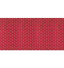 FADELESS  BACKING PAPER 48" x 12' :  RED BRICK