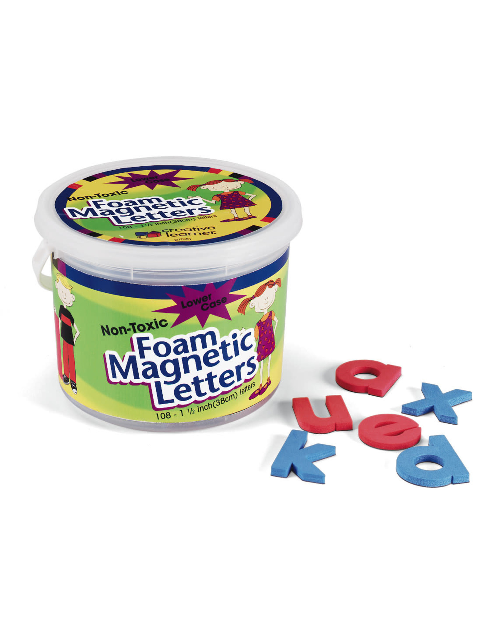 MAGNETIC FOAM LOWER CASE LETTERS  108 PACK