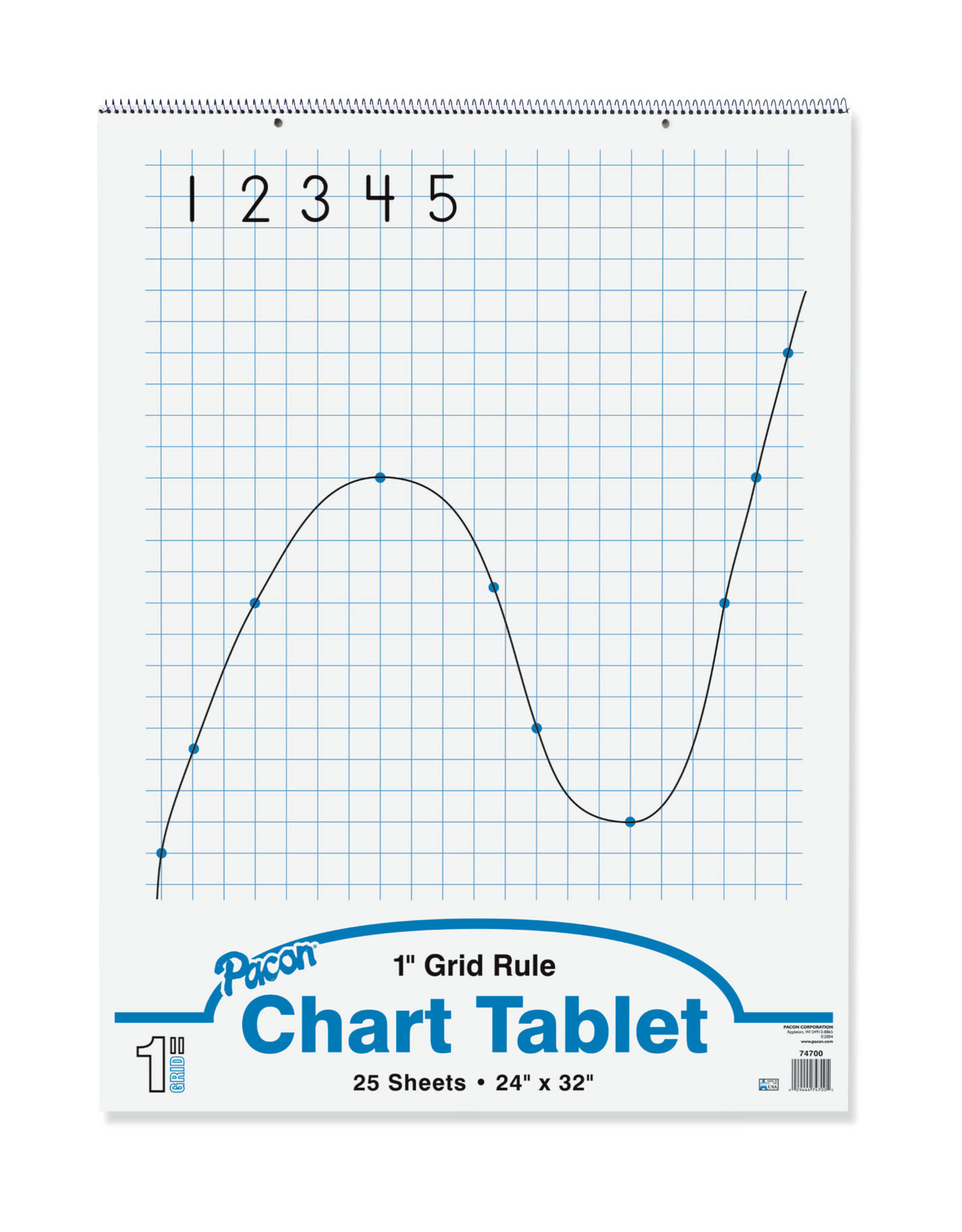 CHART TABLET - 1" GRID