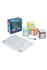 WRITE ON WIPE OFF BLOCKS 3"X3" - 4 PACK