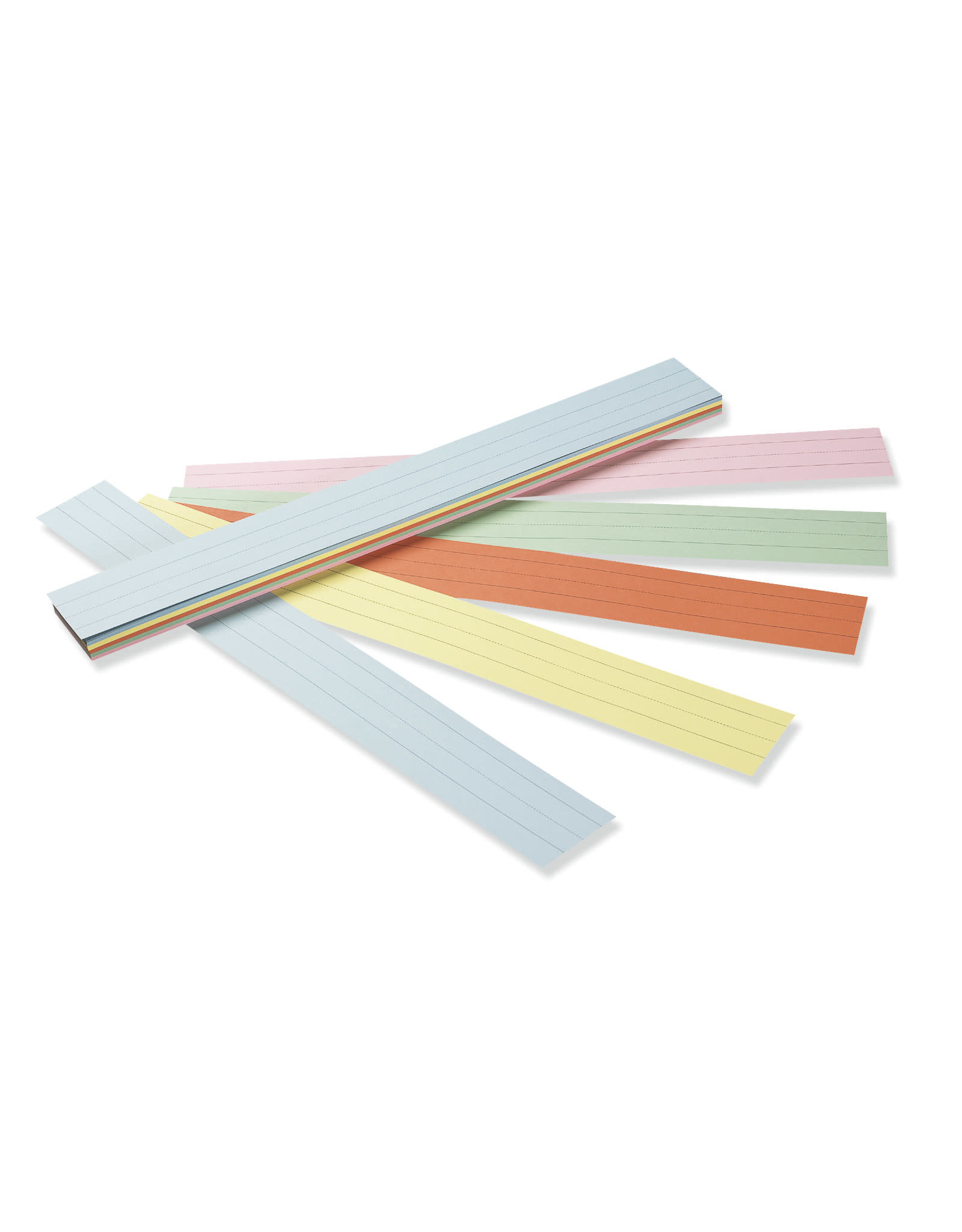 SENTENCE STRIPS - 3"X24" ASSORTED PASTEL COLORS 100 PACK