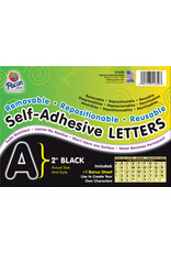 REPOSITIONALE LETTERS - 2" BLACK