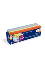 BLANK FLASH CARDS: ASSORTED COLORS 3"x9" 250 PACK