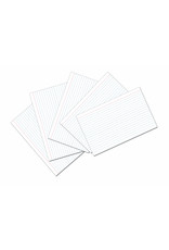 INDEX CARDS   RULED   5"x8" 100 PACK