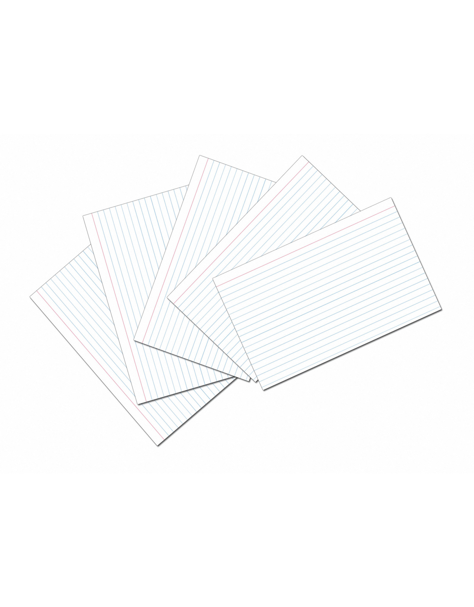 INDEX CARDS   RULED   5"x8" 100 PACK