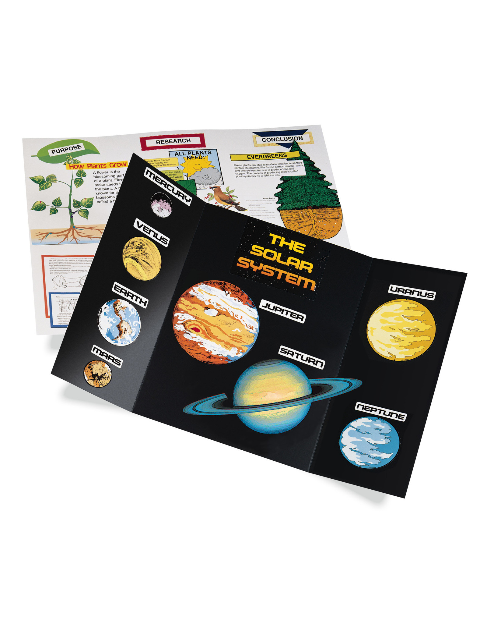 SHOWBOARD -  TRI FOLD - WHITE 36"x48"