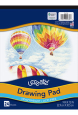 DRAWING PAD: 9x12 - 24 SHEETS