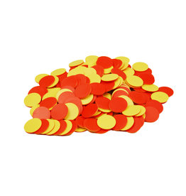 COUNTERS: TWO-COLOR, YELLOW/RED 200PC
