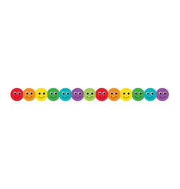 HYGLOSS DIE-CUT SCALLOPED BORDERS: SMILEY 3"X36'