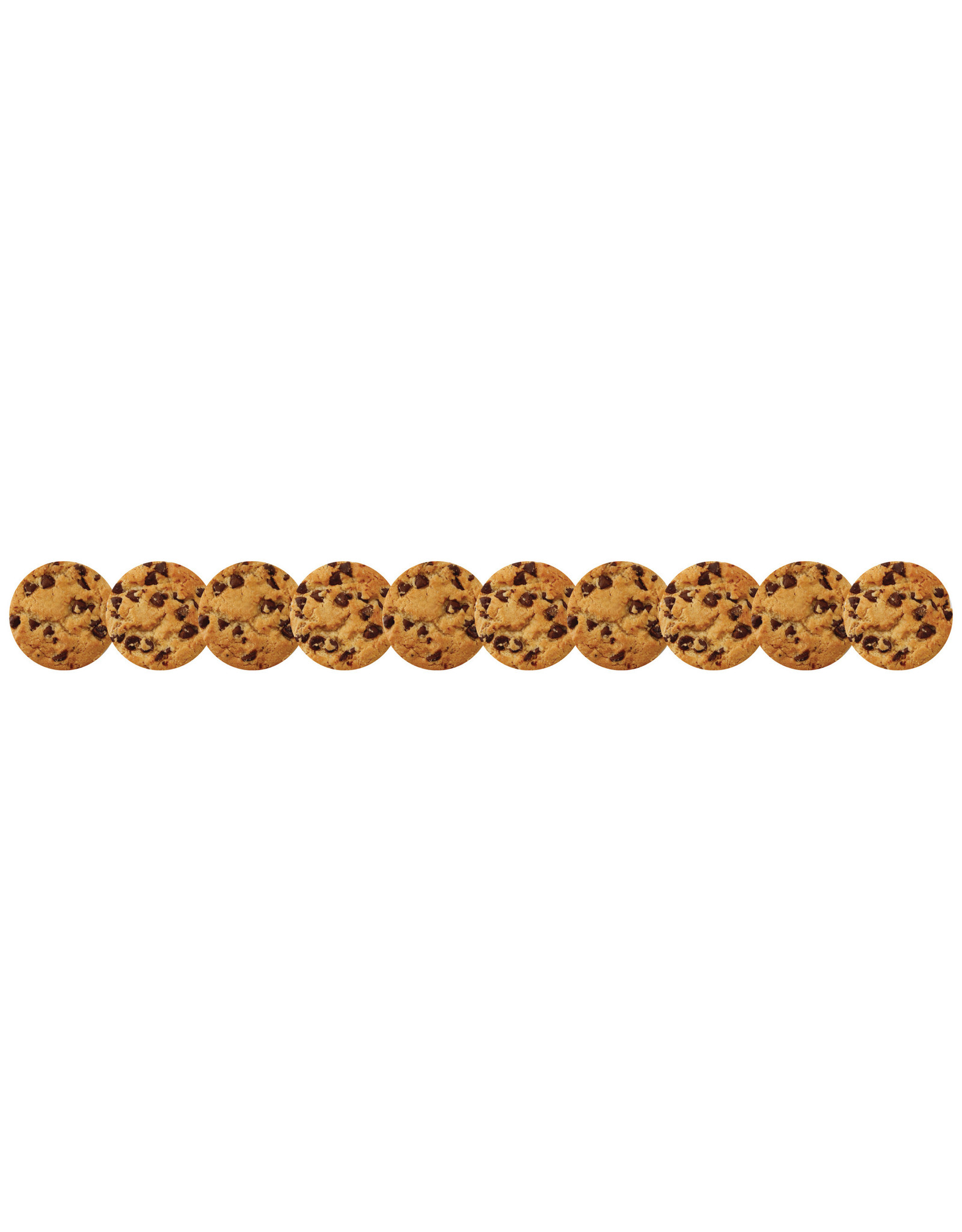 CHOCOLATE CHIP COOKIE BORDERS  - 3"x36'