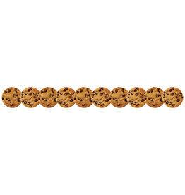 CHOCOLATE CHIP COOKIE BORDERS  - 3"x36'
