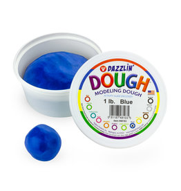 DAZZLIN DOUGH: 1 LB UNSCENTED BLUE