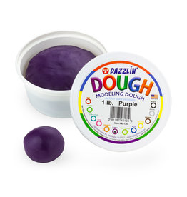 DAZZLIN DOUGH: 1 LB UNSCENTED PURPLE