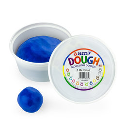 DAZZLIN DOUGH: 3 LB UNSCENTED BLUE