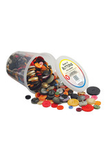 BUTTONS - BUCKET OF ASSORTED 16OZ